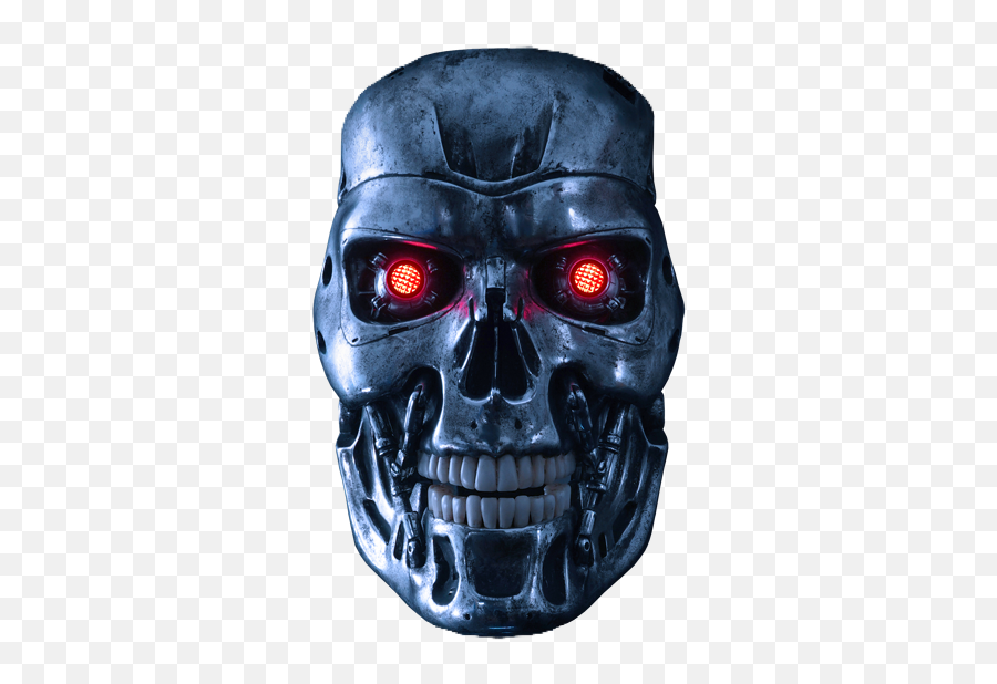 Terminator T800 Sticker - T 800 Endoskeleton Face Emoji,Terminator Emoji