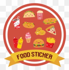 Food Stickers For Whatsapp - Happy Emoji