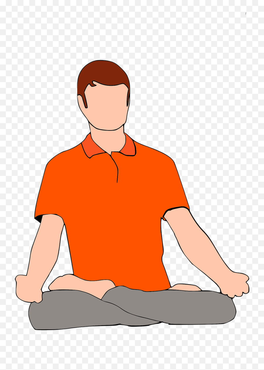 Yoga And Meditation Man T - Meditation Emoji,Arms Raised Emoji