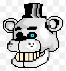 Cursed Image - Freddy Fnaf Pixel Art Grid Emoji,Cursed Emoji