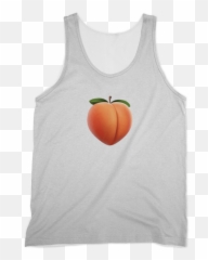 Download Bottom Basics Peach Emoji Bottom Tank Top - Active Tank,Peach Emoji Png