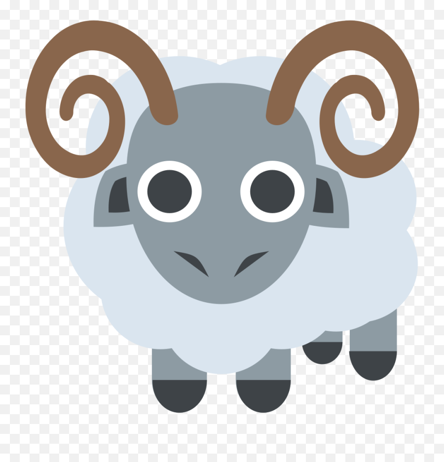 Emojione 1f40f - Emoji One Sheep,Thinking Emoji Meme