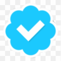 Verified Icon Icons Sticker Trasparent Trasparente Over - Twitter Check Png Emoji