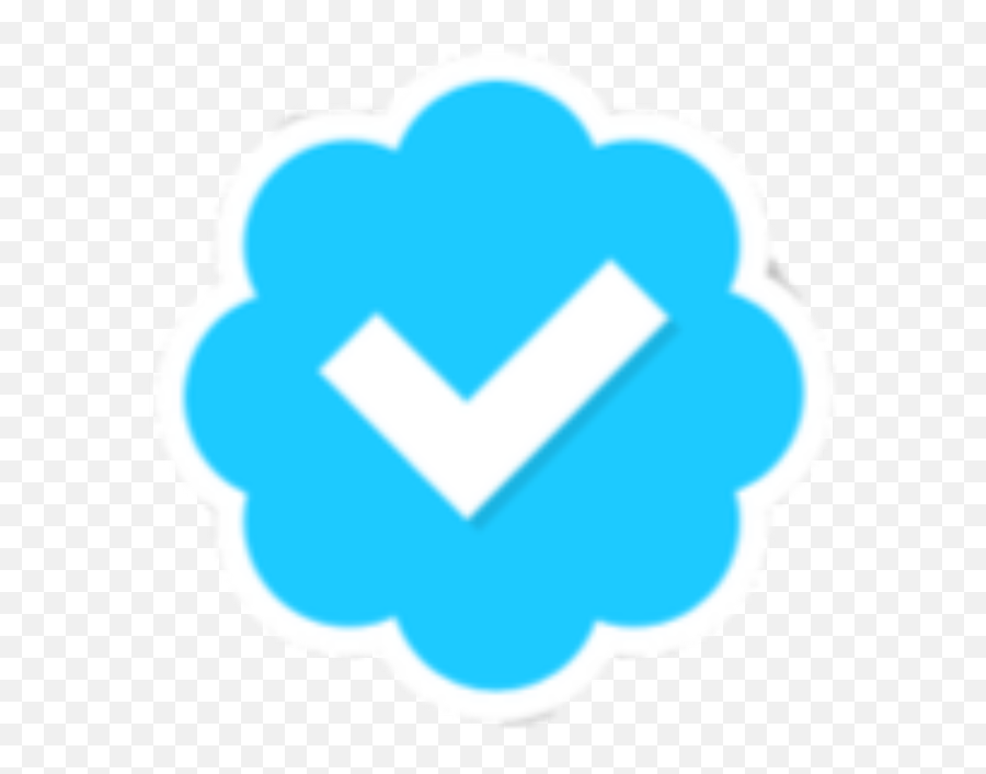 Verified Icon Icons Sticker Trasparent Trasparente Over - Twitter Verified Check Png Emoji,Verified Emoji