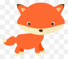 Cartoon Fox Image - Clipart Animals Transparent Background Emoji