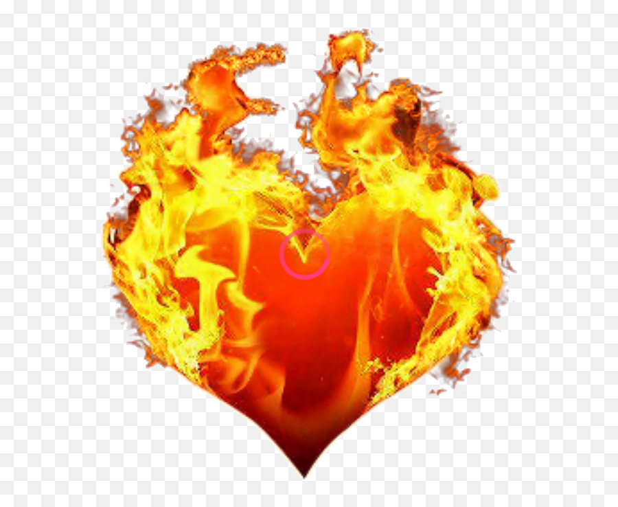 Flaming Heart Fiery - Clipart Fire Heart Png Emoji,Flaming Emoji
