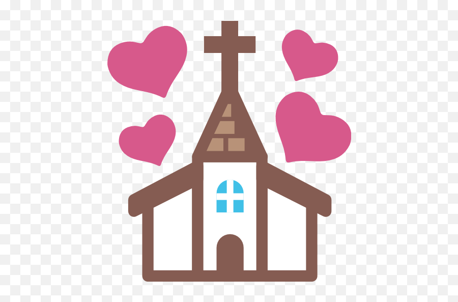 Wedding Emoji For Facebook Email Sms - Church Emoji Png,Find The Emoji Wedding