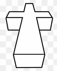 3d Cross Vector Drawing - Clipart Emoji