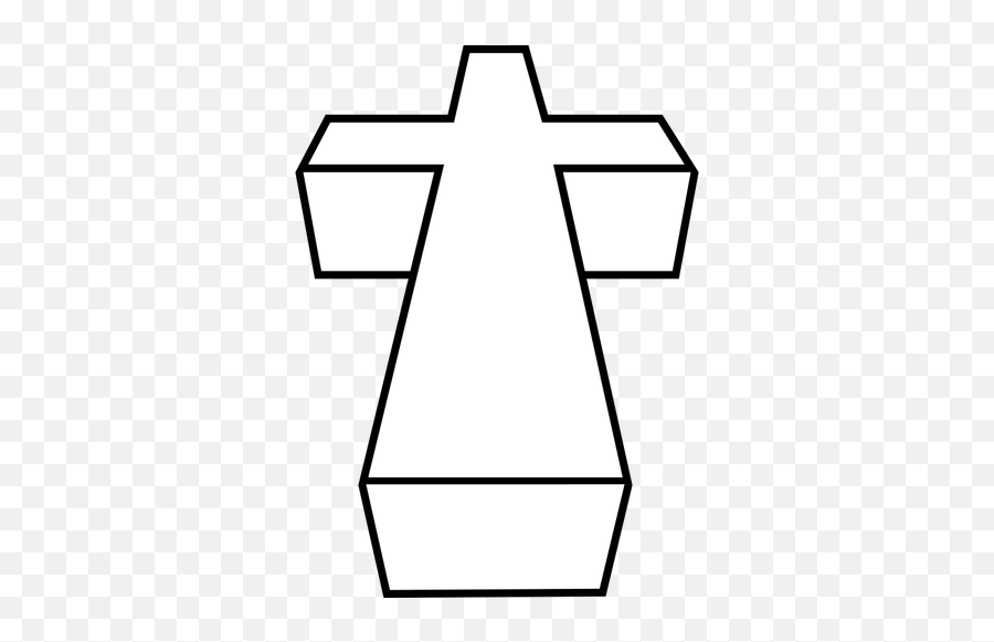 3d Cross Vector Drawing - 3d Cross Clipart Emoji,Jesus Cross Emoji Symbol