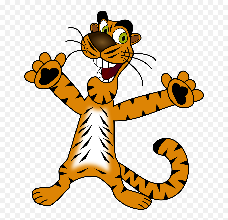 Cute Baby Tiger Clipart - Happy Tiger Clipart Emoji,Tiger Flag Emoji