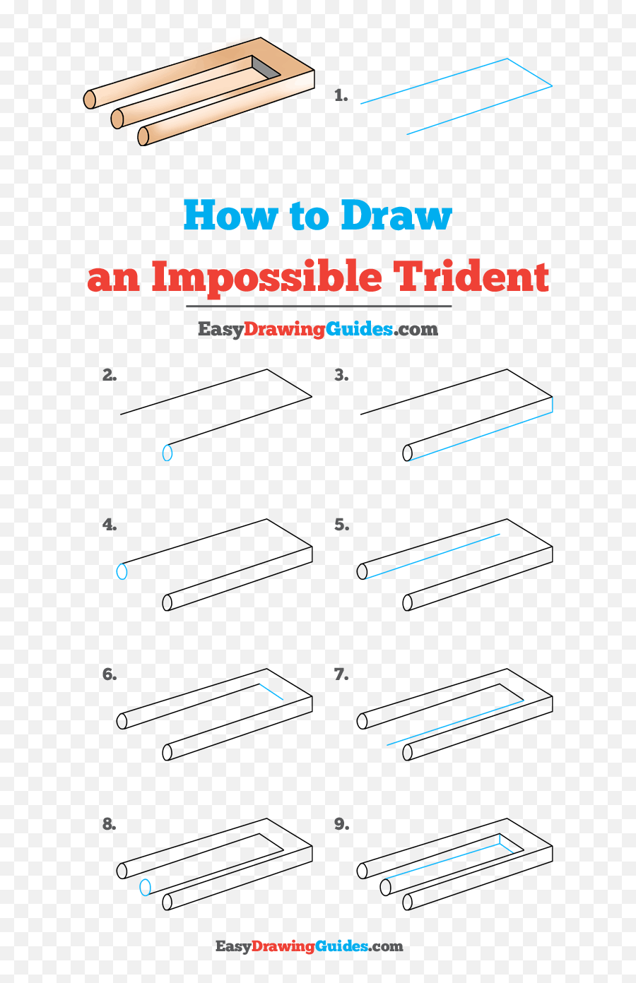 How To Draw An Impossible Trident - Droiders Emoji,Emoji Explanations
