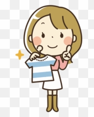 Outlined Image Of Girl In Shopping - Clipart Emoji