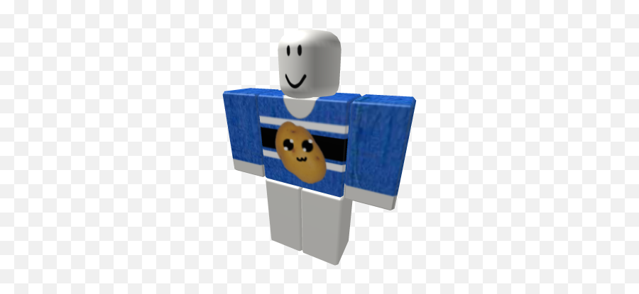Kawaii Potato Blue - Roblox Roblox Bob The Builder Emoji,Potato Emoji