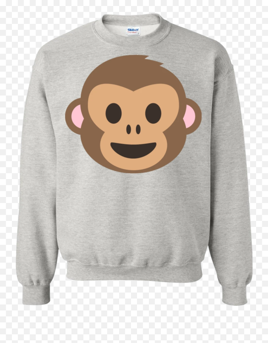 Monkey Face Emoji Sweatshirt - Lincoln University Sweatshirt,Curry Emoji