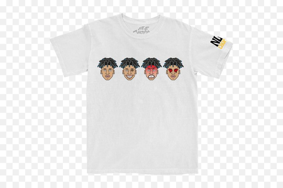 Mood Swings Emoji White T - Shirt Digital Download Nle Choppa Shirt Top ...