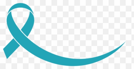 Blue Cancer Ribbon - Transparent Background Emoji