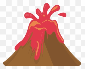 Volcano emoji clipart Free download transparent PNG - Pinkfong