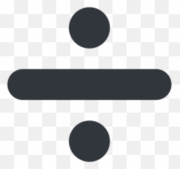 Divide Emoji Clipart - Divide Icon,Infinity Emoji