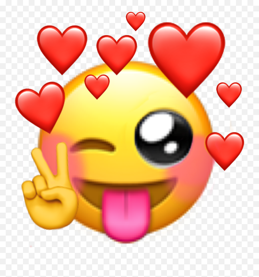Mysticker Emoji Heartemoji Sticker - Happy,Oh No Emoji