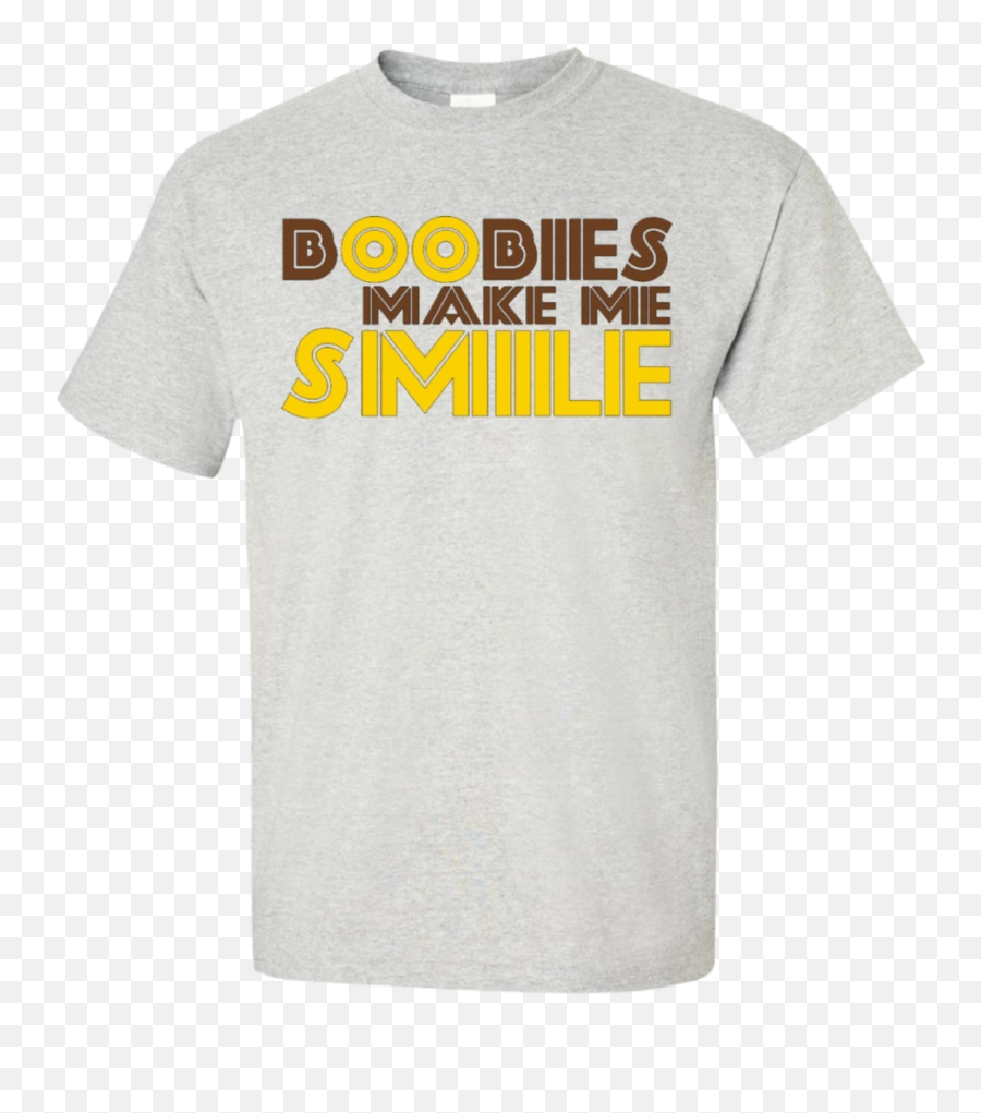Boobies Make Me Smile T - Unisex Emoji,Boobie Emoji