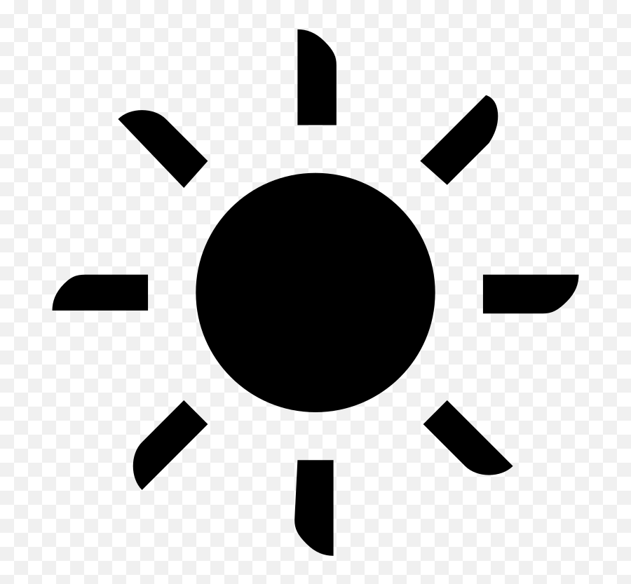 Oojs Ui Icon Sun - Clip Art Weather Emoji,Sun Emoji