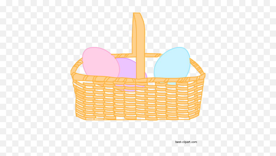 Free Easter Clip Art Easter Bunny Eggs And Chicks Clip Art - Empty Emoji,Easter Basket Emoji
