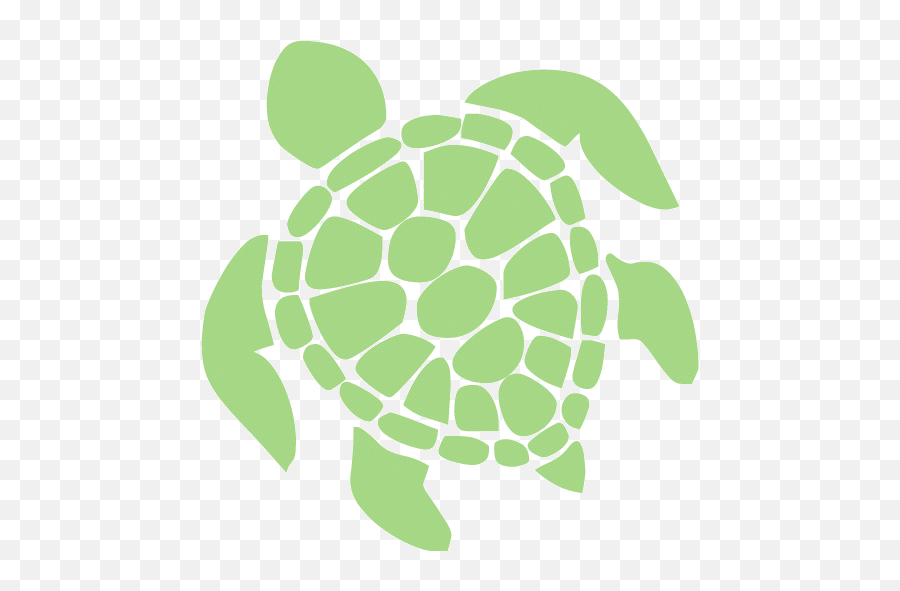 Guacamole Green Turtle Icon - Sea Turtle Decal Emoji,Turtle Emoticon