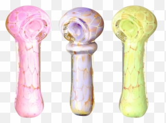 Pastel Turtle Shell Spoon Pipe - Solid Emoji