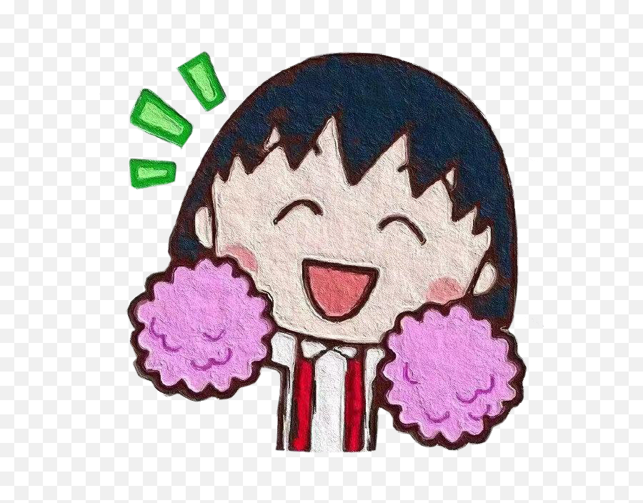 Sakura Momoko Smile Png Emoji,Anime
