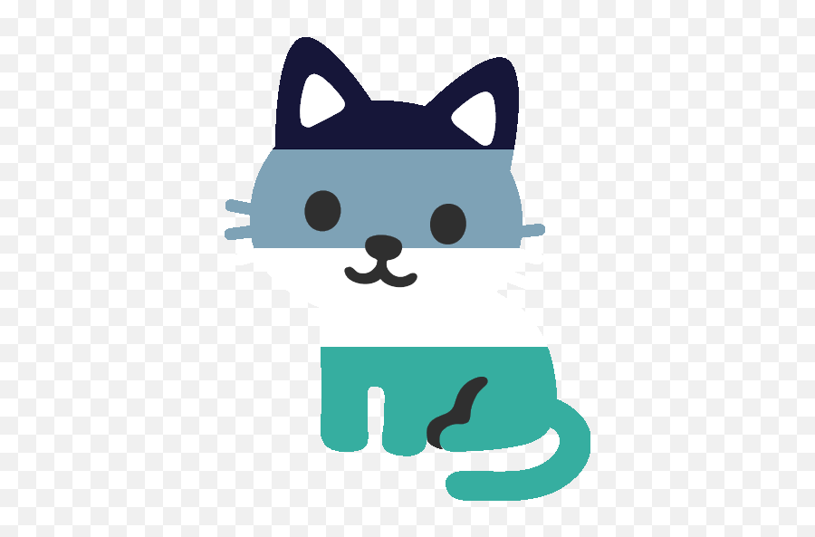 Bi Aroaces For Aroaces Discord Emoji Pride Set Kitty Cat - Transparent Android Cat Emoji,Cat Emojis