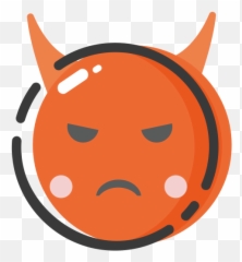 Devil Emoticon Evil Icon Png And - Clip Art Emoji,Yawn Emoticon