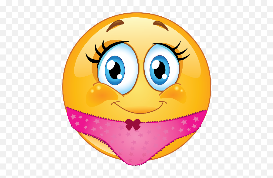 Adult Emojis - Happy Face With Eyelashes,Adults Only Emoji Android