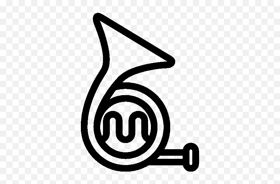 Music French Horn Icon - Draw A French Horn Emoji,French Horn Emoji