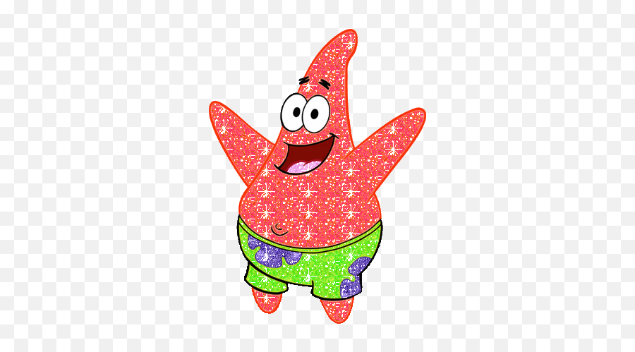 Spongebob Glitter Gifs - Patrick Star Png Emoji,Spongebob Emoticons