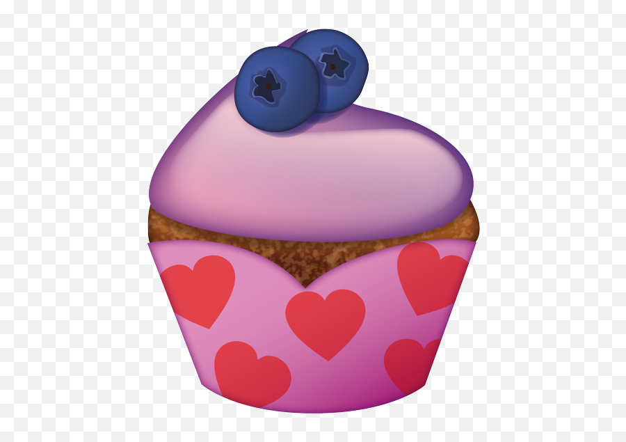 Emoji - Heart,Blueberry Emoji