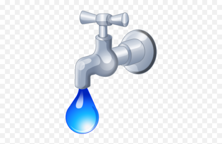 Library Of Running Faucet Graphic Black - Faucet With Running Water Clipart Emoji,Faucet Emoji