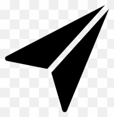 Download Hd Small Paper Airplane - Paperplane Icon Emoji