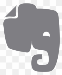 Elephant Icon Logo Transparent Png - Evernote Icon Emoji,Elephant Emojis