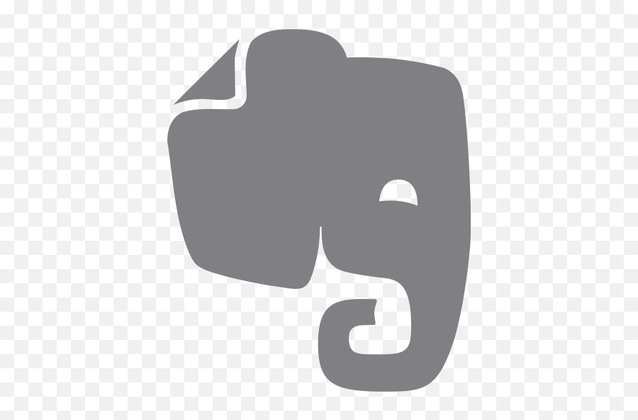 Elephant Icon Logo Transparent Png - Evernote Icon Emoji,Elephant Emojis