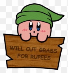Freetoedit Freestickers Kirby Link - Clip Art Emoji,Cutting Grass Emoji