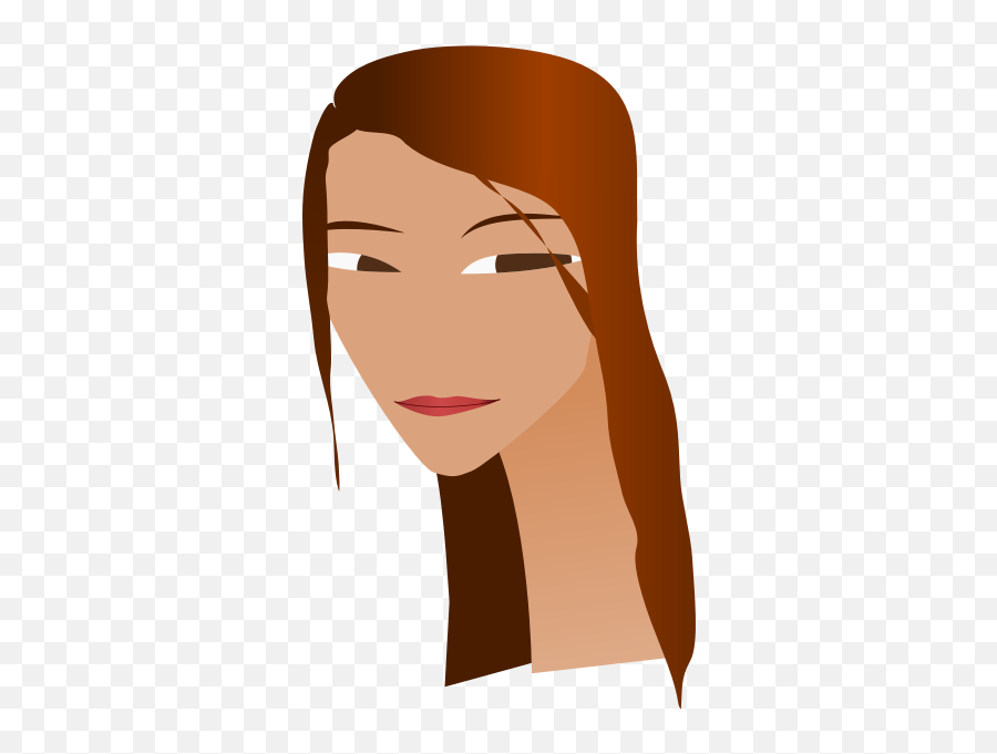 Womans Face With Long Neck - Thin Face Clipart Emoji,Side Eye Emoticon