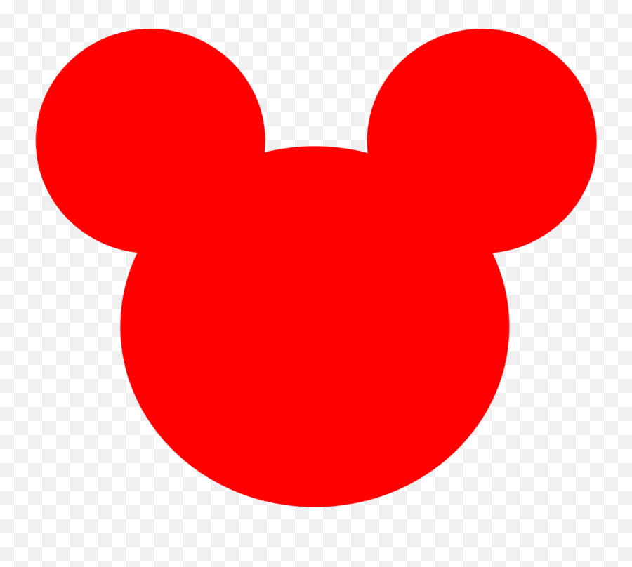Mickey Mouse Clipart Free Large Images - Red Mickey Mouse Silhouette Emoji,Mickey Mouse Emoji For Facebook