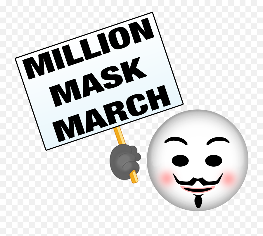 Anonymous Emoji - Church Flyer Design,Anonymous Mask Emoji