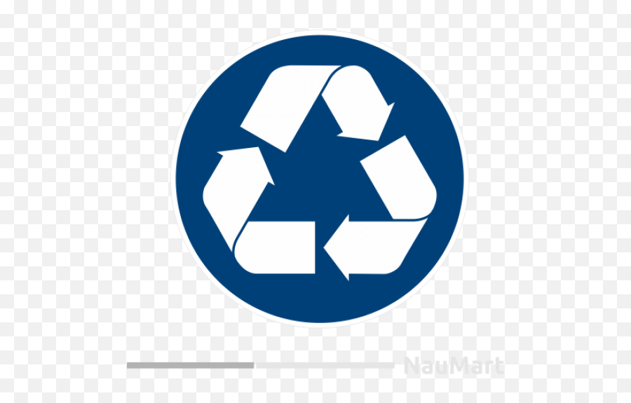 Recycle Symbol - Blue Recycle Symbol Emoji,Recycle Emoji