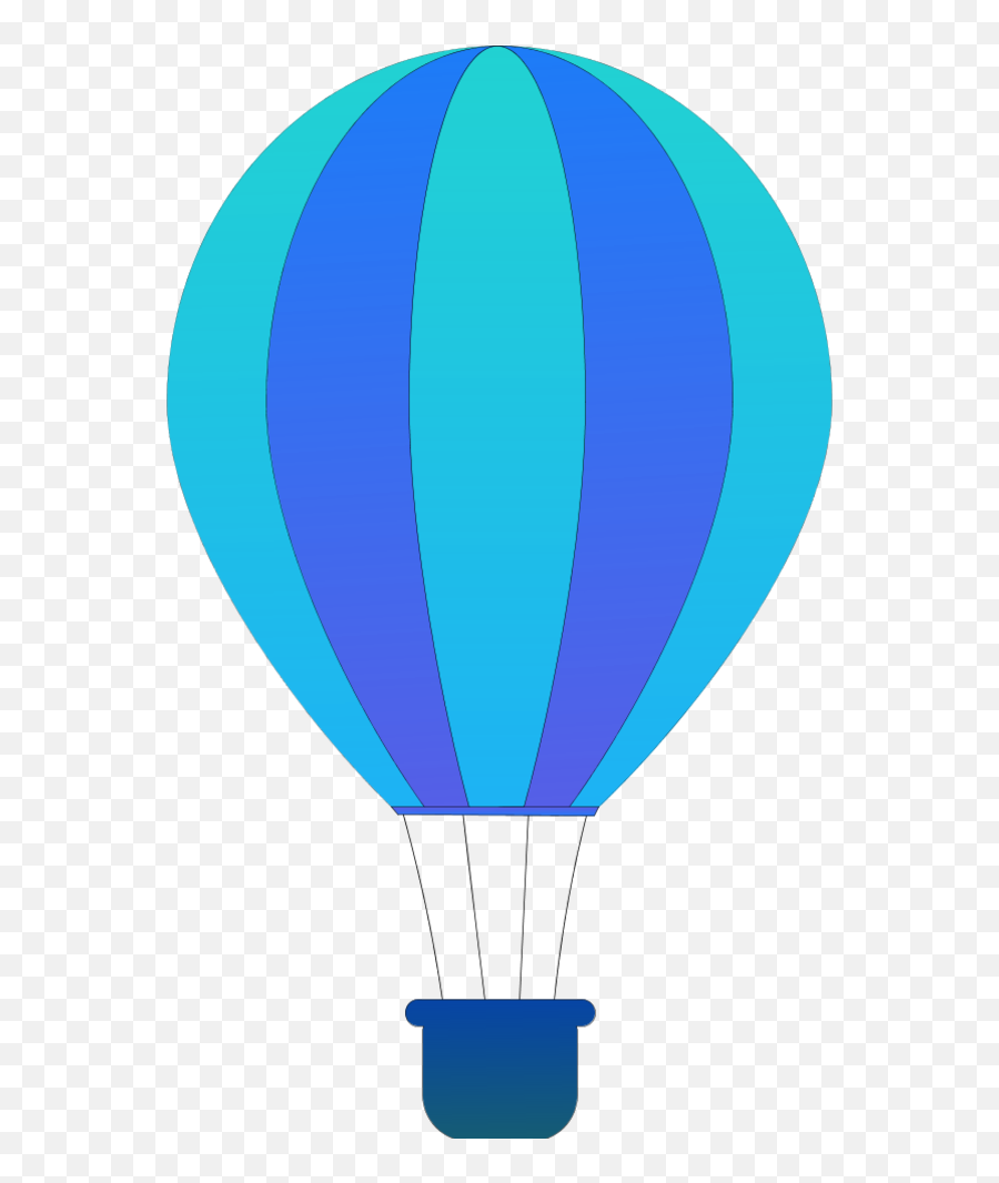 Free Hot Air Balloon Clipart Png Download Free Clip Art - Clipart Blue Hot Air Balloon Emoji,Hot Air Balloon Emoji