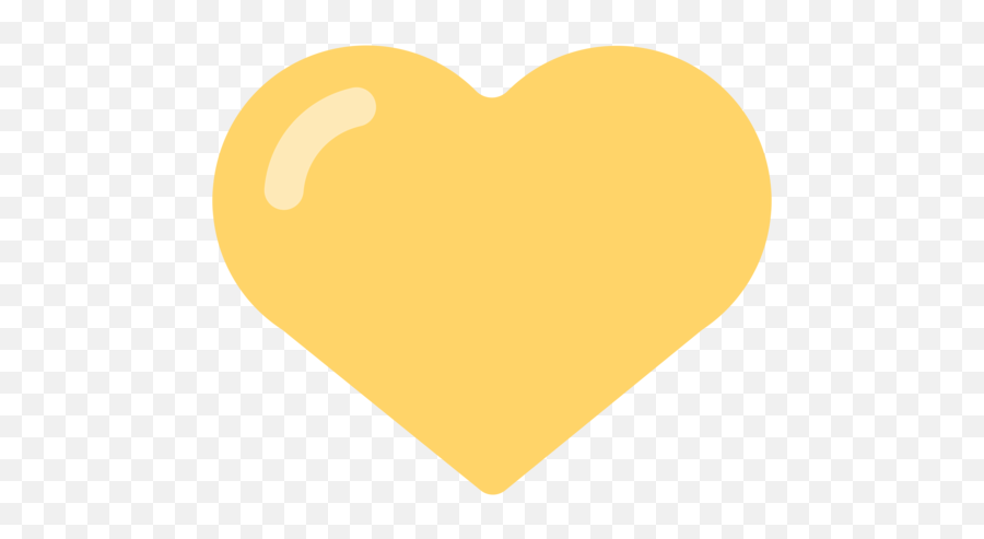 Yellow Heart Emoji - Heart,Orange Heart Emoji