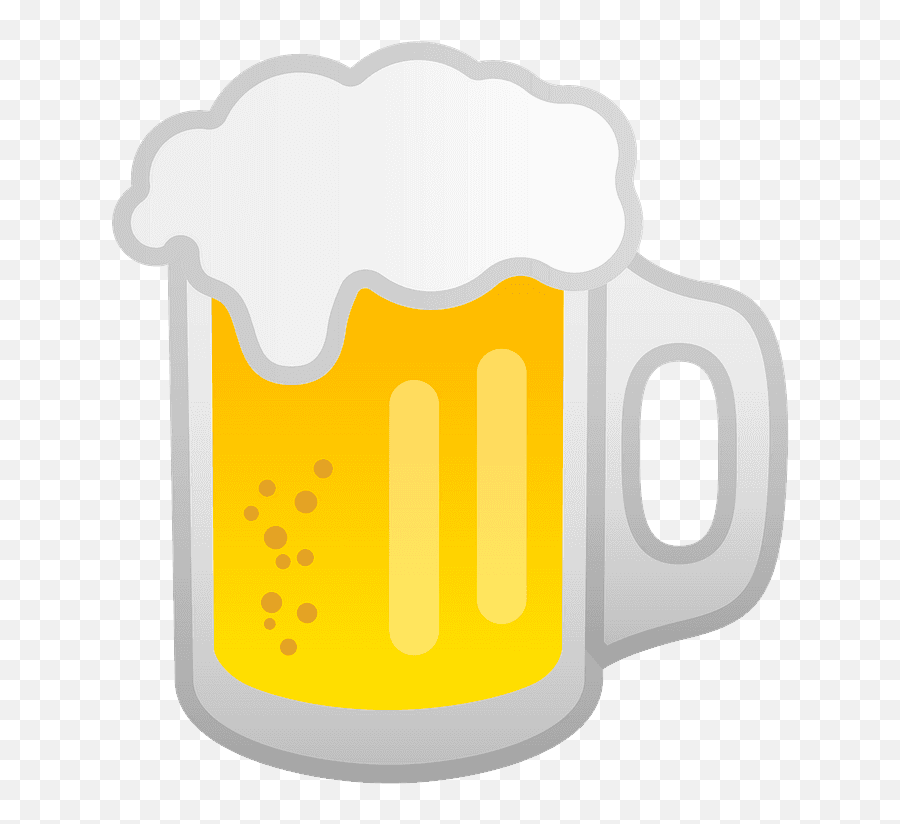 Beer Mug Emoji Clipart - Jarra De Cerveza Emoji,Coffee Cup Emoji