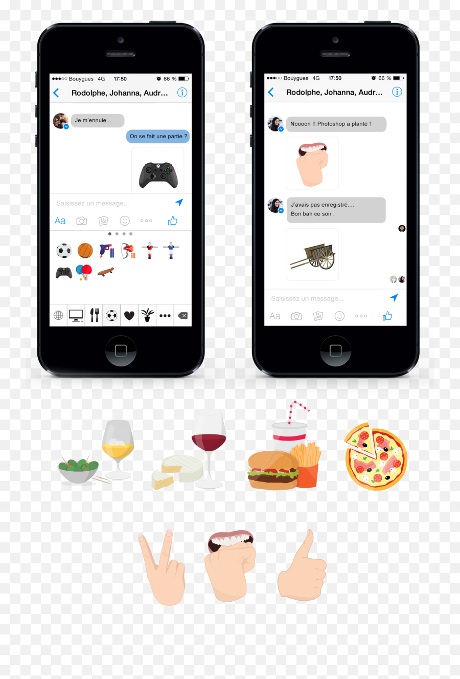 Emoticom - Héloïse Gregory Smart Device Emoji,J Emoji