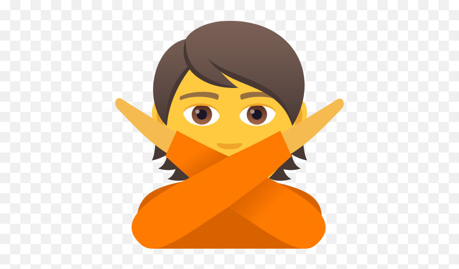 Emoji Person Die Beim Kopiereneinfügen Eine Nein - Geste Emoji De Pessoa,Die Emoji