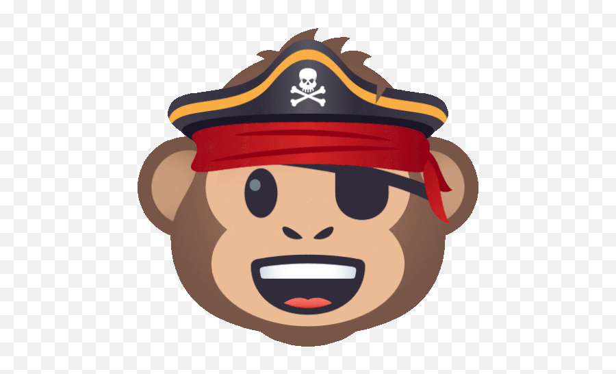 Pirate Monkey Joypixels Gif - Piratemonkey Monkey Joypixels Discover U0026 Share Gifs Joypixels Emoji,Pirate Ship Emoji
